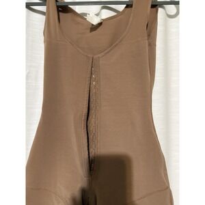 Marena Recovery Compression Bodysuit MRP453 Tan Brown Shapewear Large